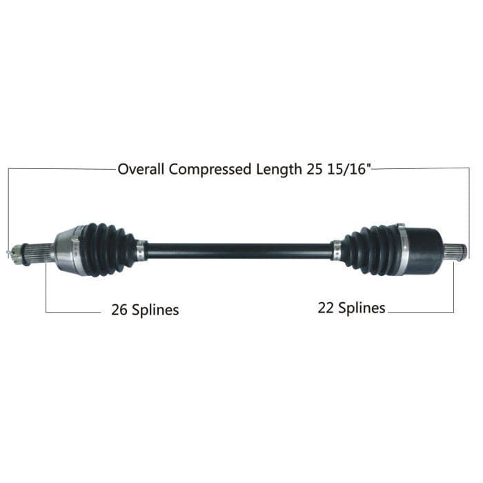 TYTANEUM HEAVY DUTY CV AXLE POLARIS FRONT LEFT / RIGHT