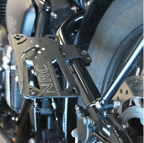 New Rage Cycles Side Mount License Plate Tri