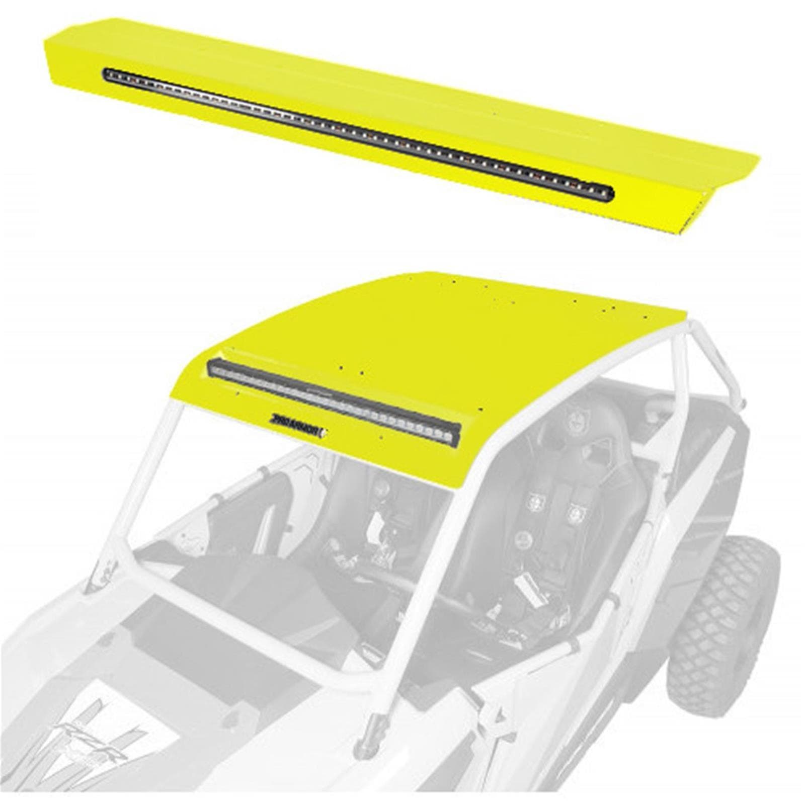 Pro Armor Asylum Roof W/Rear Light & Light Bar Pocket Lime Squeeze