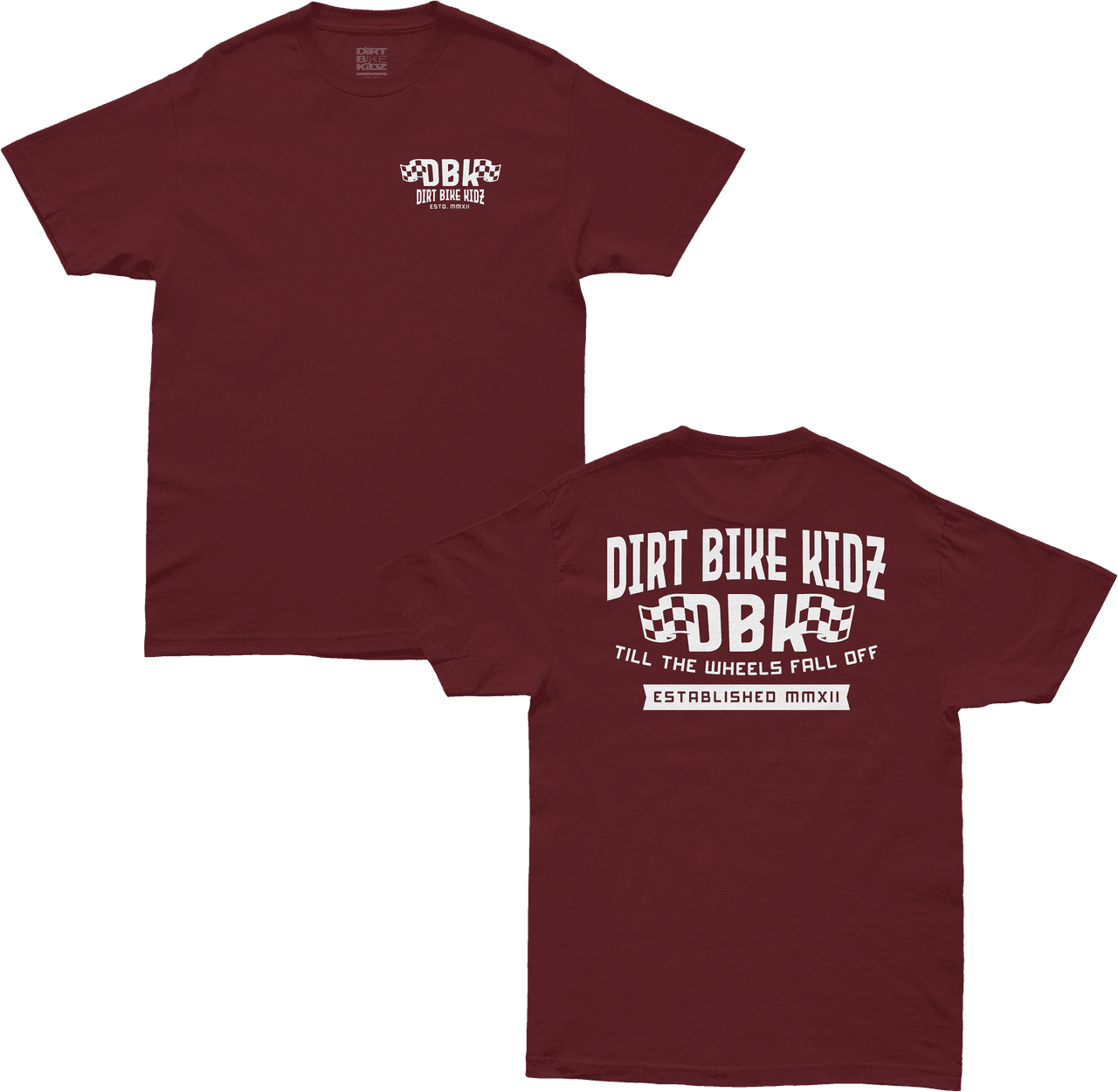 Dbk Till The End Tee Burgundy LG