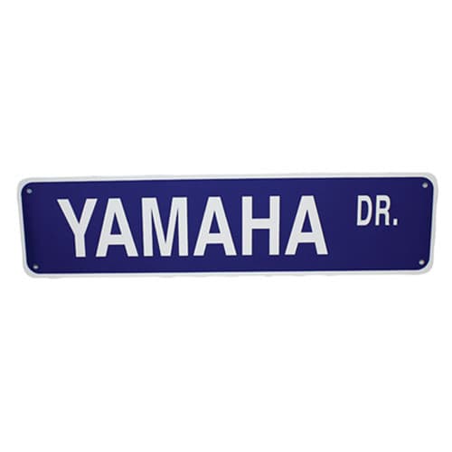 YAMAHA DRIVE - ALUMINUM STREET SIGN 6" X 24"