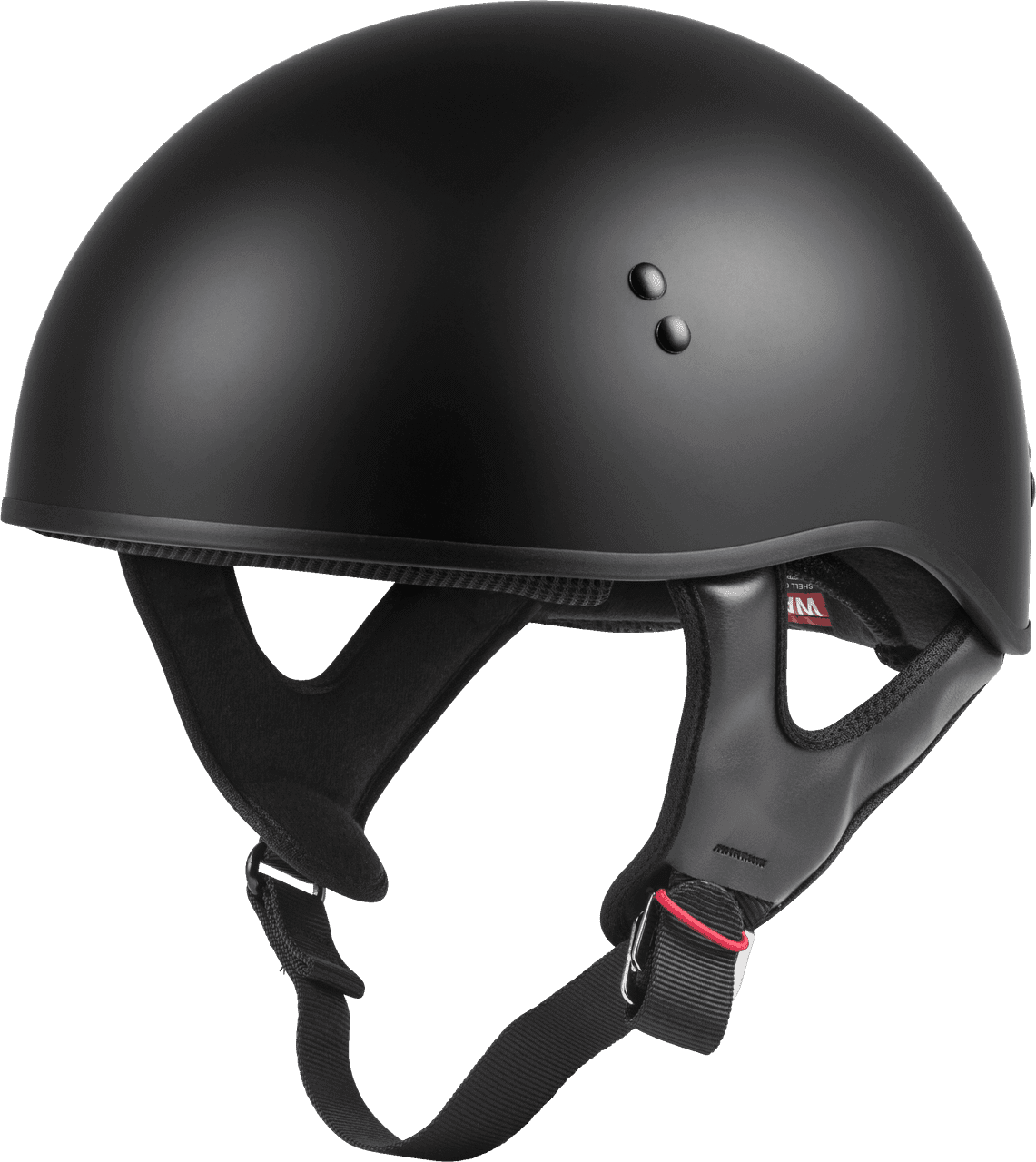 Gmax HH-45 Half Helmet Naked Matte Black XS
