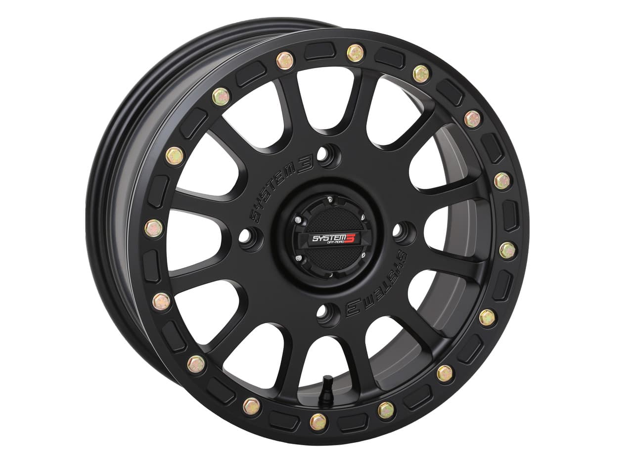 System 3 SB5 Bl Wheel 15X10 5+5 (-5MM) 4/156 Matte Black