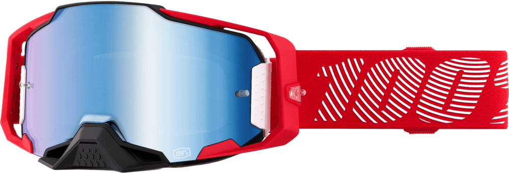 100-PERCENT Armega Goggle M1 Blue Mirror Lens