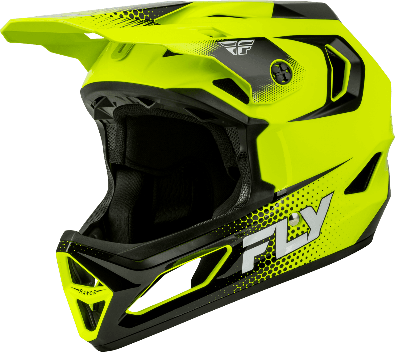 Fly Racing Rayce Sonar Bicycle Helmet Hi-Vis/Black/White XL