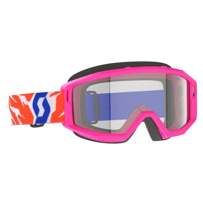 Scott Primal Youth Goggle Pink Clear Lens