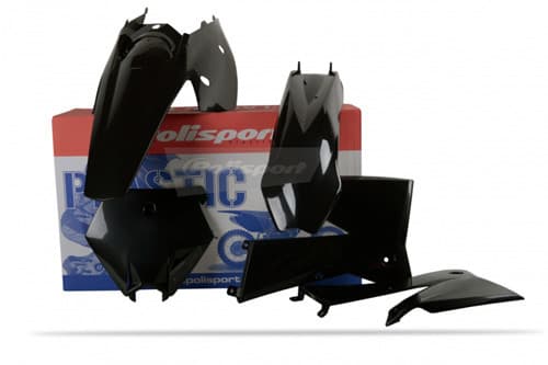 POLISPORT COMPLETE KIT / KTM EXC/EXC-F, BLACK