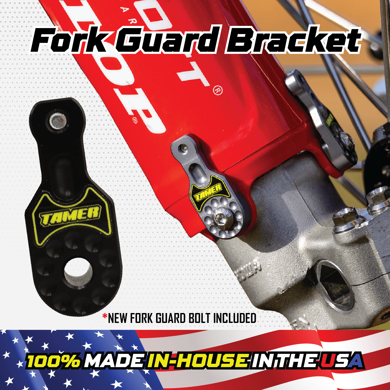 Tamer Fork Guard Bracket Singl Black