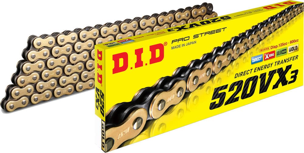 D.I.D 520VX3 140L Gold
