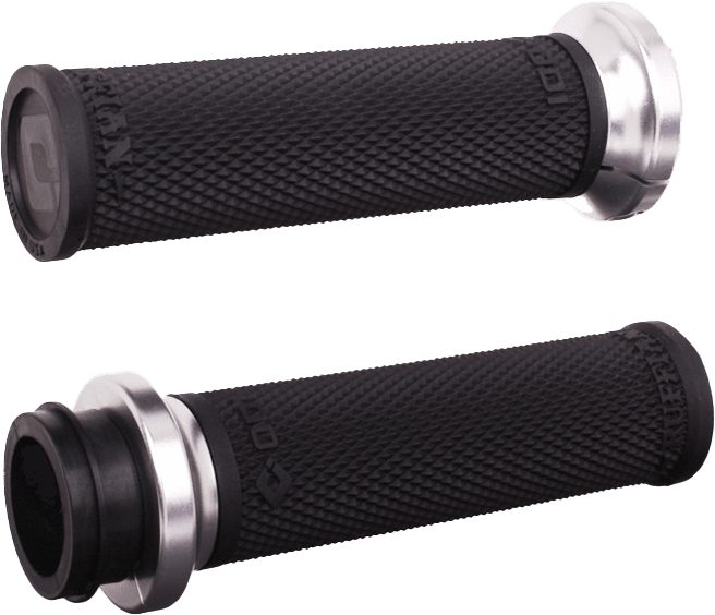 Odi Rufian Grips Tbw 1" Black/Silver