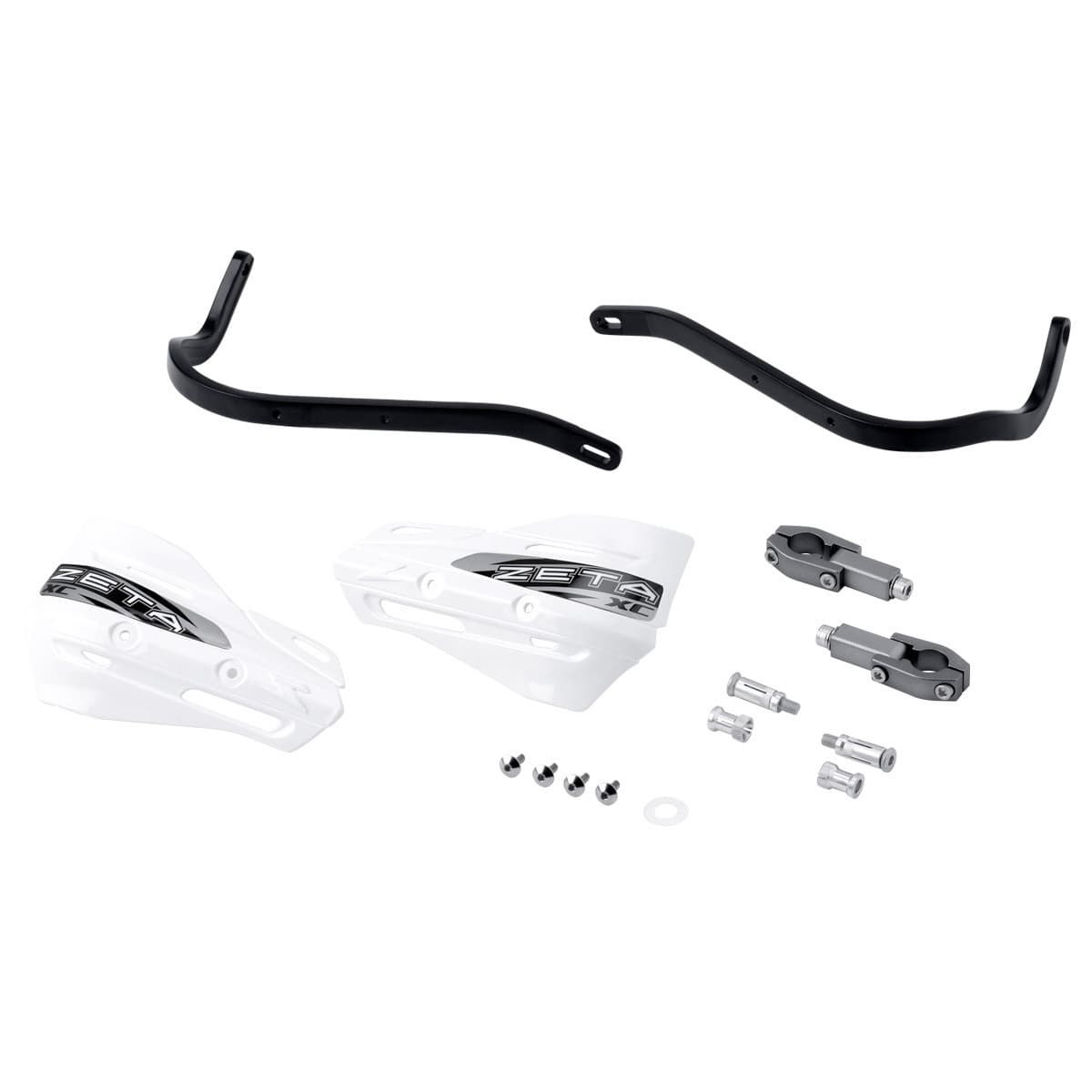 Zeta Armor Handguard Xc Kit For 22.2MM Bar Black/White