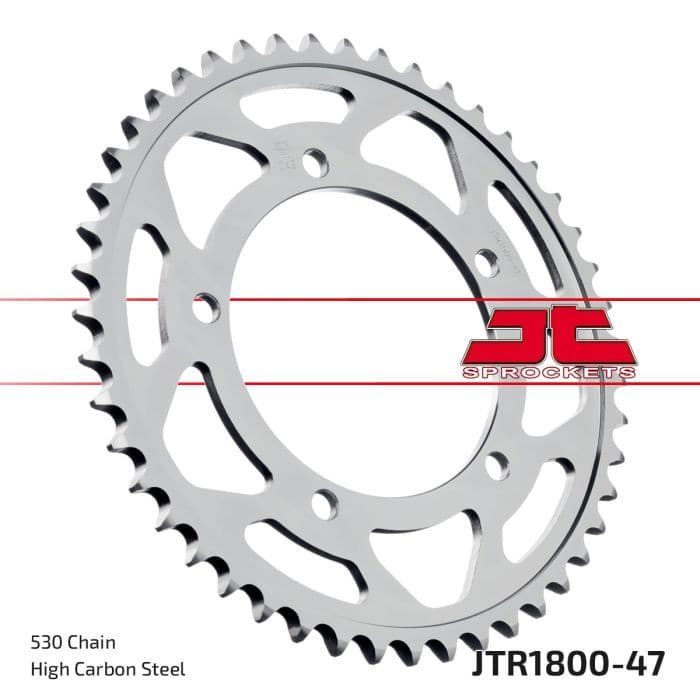 JT Sprockets Rear Sprocket Steel 47T-530 Suzuki/Tri
