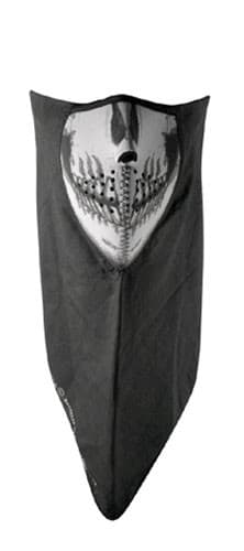 NEODANNA, 100% COTTON BANDANNA W/NEOPRENE, SKULL