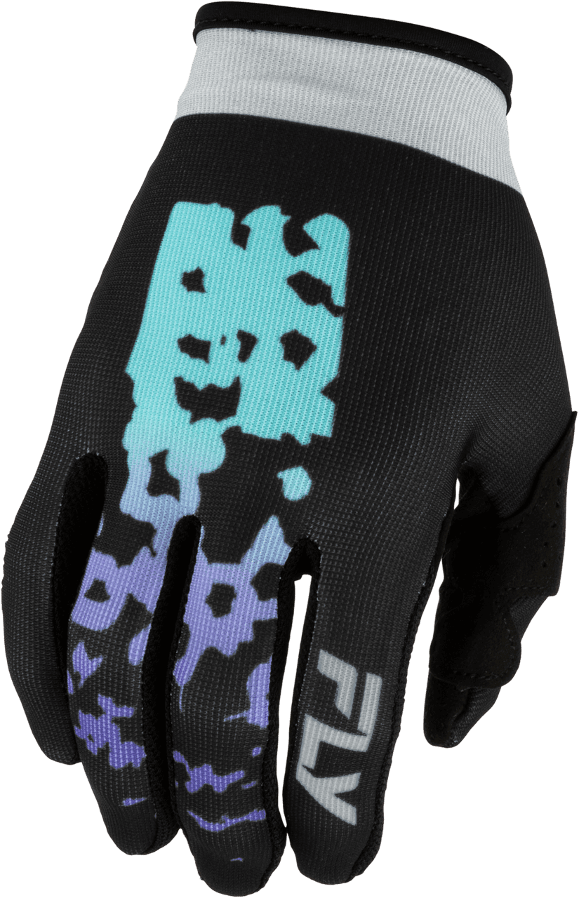 Fly Racing Lite Flake Gloves Black/Grey/Multi XL