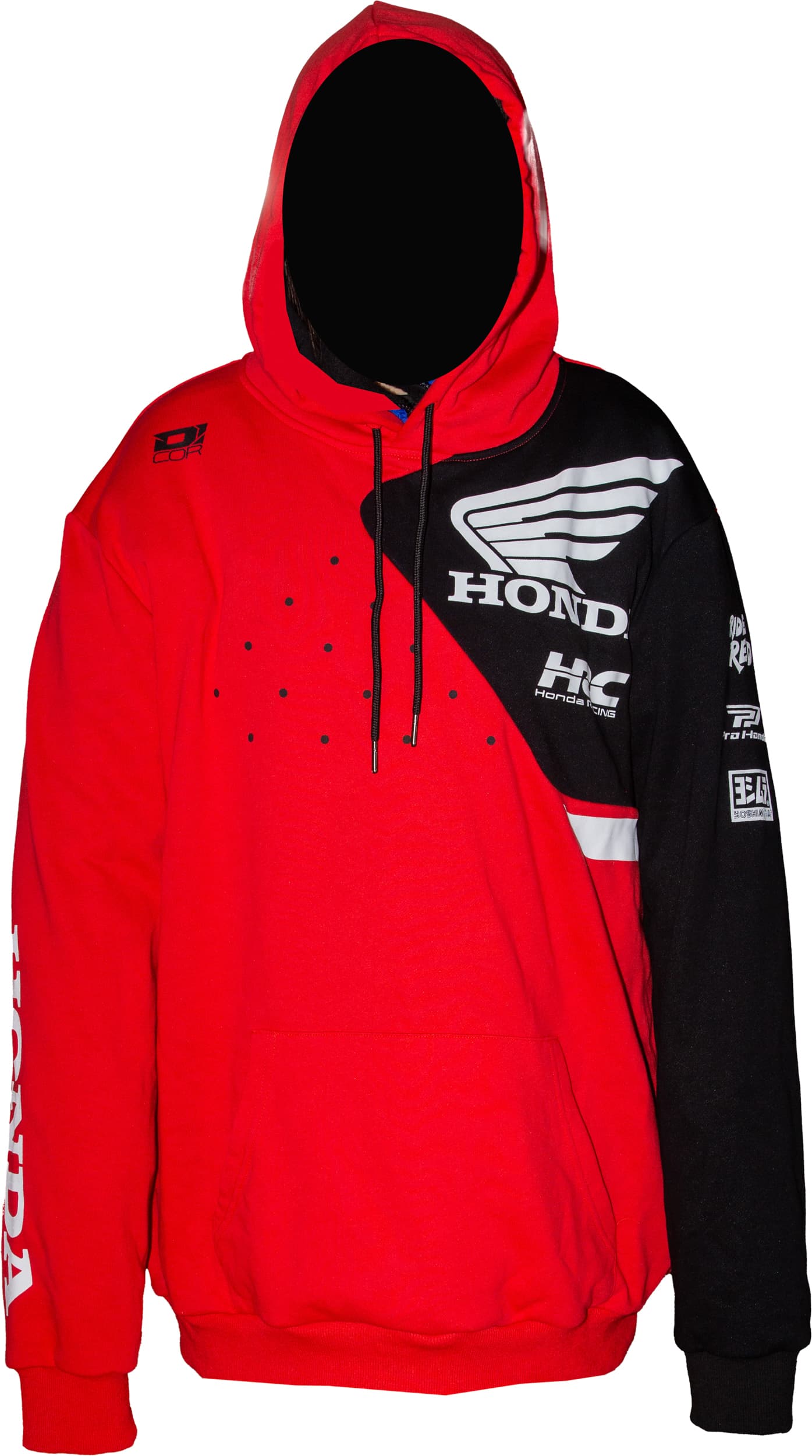 D-Cor Honda TEAM2 Sweatshirt Red XL