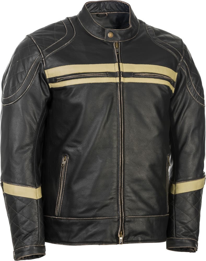 Highway 21 Motordrome Jacket Antique Black 3X