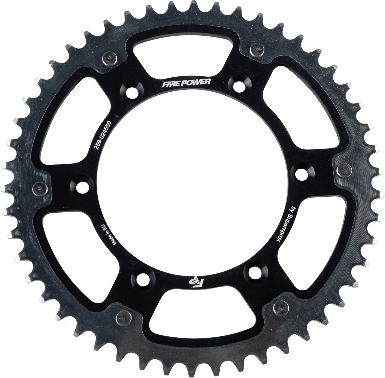 Fire Power Rear Sprocket Hybrid 50T Black/Sil