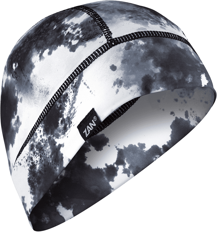 Zan Archtech Liner/Beanie Black & White Tie Dye