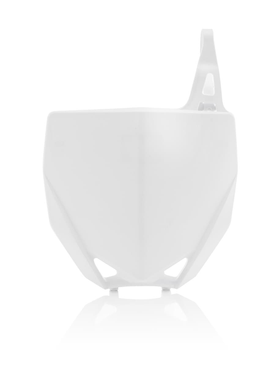 Acerbis Front Number Plate White