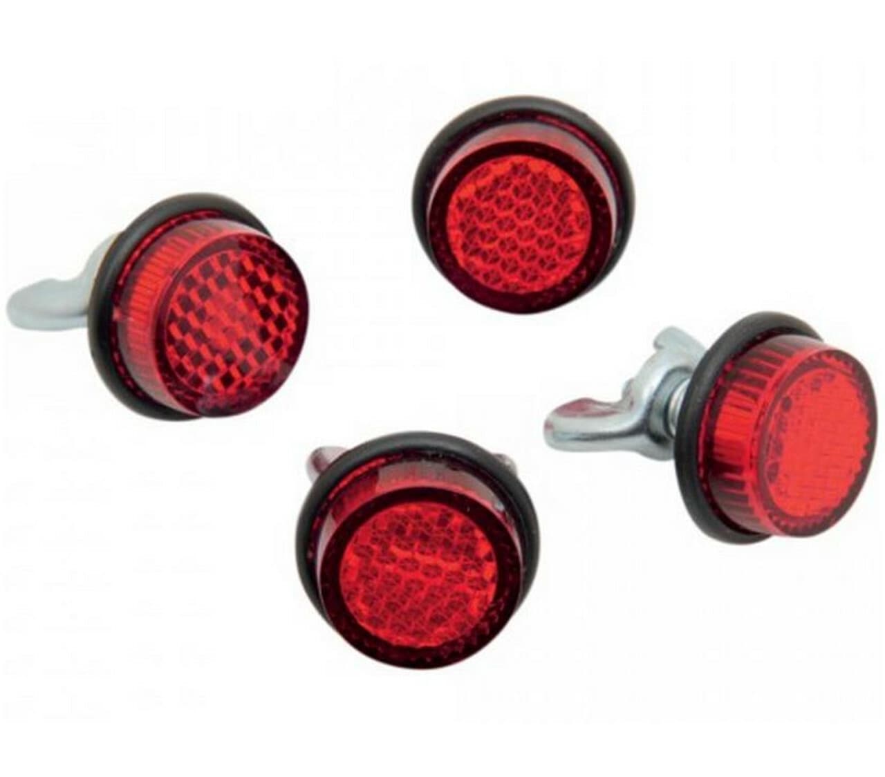 Chris Products Mini-Reflectors Red 4/Pack