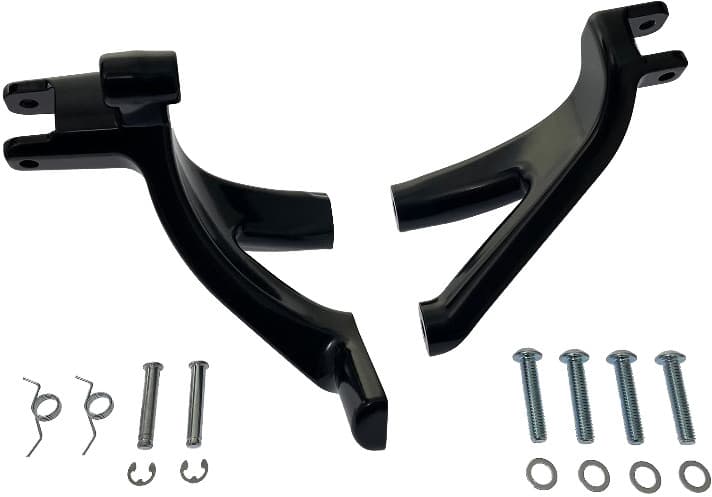 HardDrive Floorboard To Peg Conv Kit Black M8 Softails