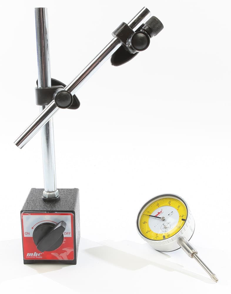 K&L 3 IN 1 Truing Stand Dial Indicator W/Magnet Mount