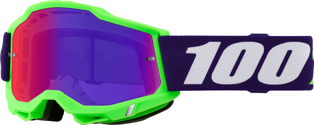 100-PERCENT Accuri 2 Goggle Satisfy Purple Mirror Lens