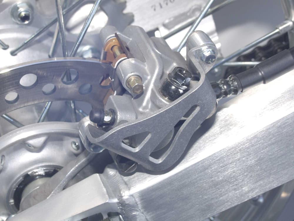 ALUM REAR CALIPER GUARD YZ/YZ-F/WR
