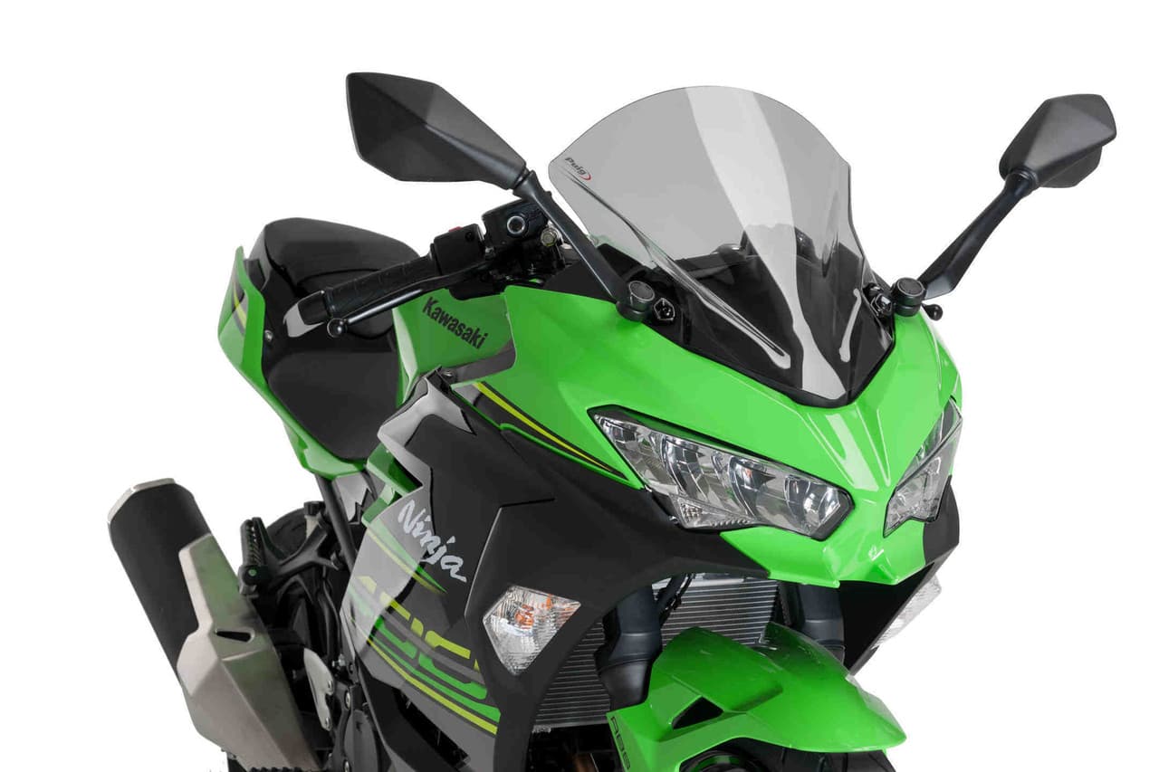 Puig Windscreen Z-Racing Smoke Kawasaki