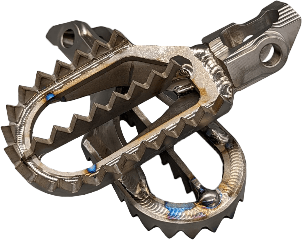 TITANIUM FOOT PEGS GAS/HUSQ/KTM STARK 10MM BACK