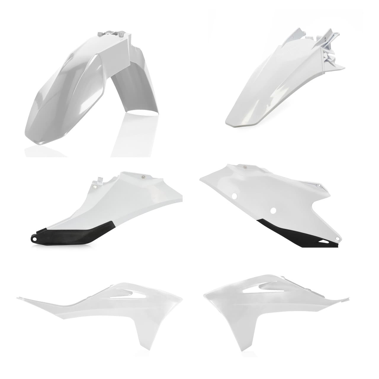 Acerbis Plastic Kit Gas/KTM White/Black