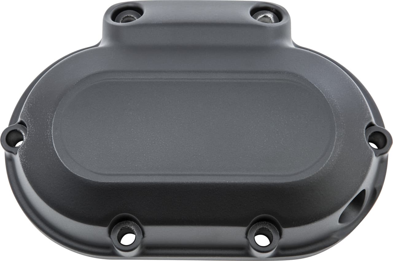 HardDrive Transmission Side Cover Flat Black 6 Twin Cam 07-17 & Dyna 06
