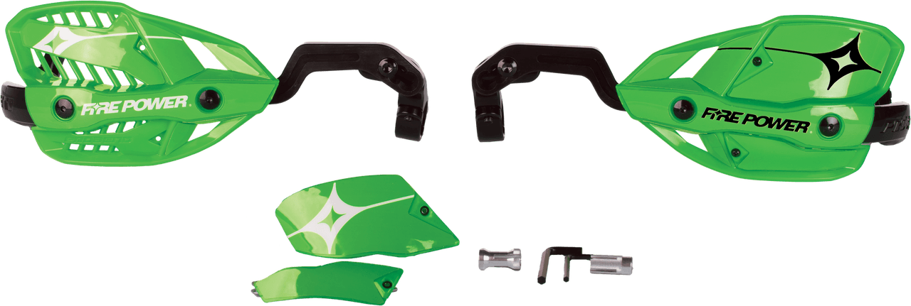 Fire Power 1 1/8" Closed Handguard Green