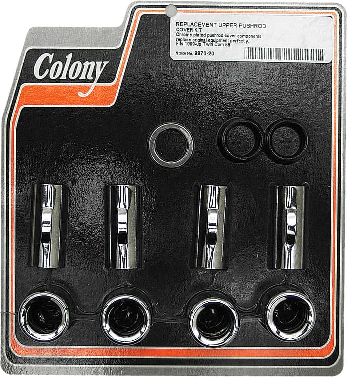 Colony Machine Upper Pushrod Cover Kit Outer 99-17 Tc