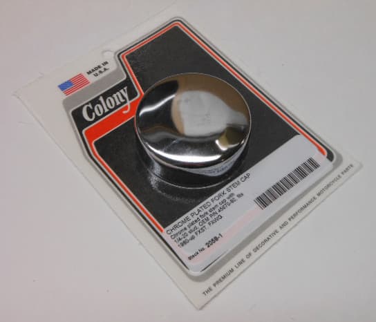 Colony Machine Chrome Fork Stem Cap Fxst/Fxwg 80-07