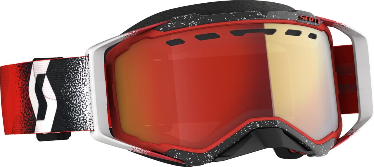 Scott Prospect Snwcrs Goggle White/Red Enhancer Red Chrome