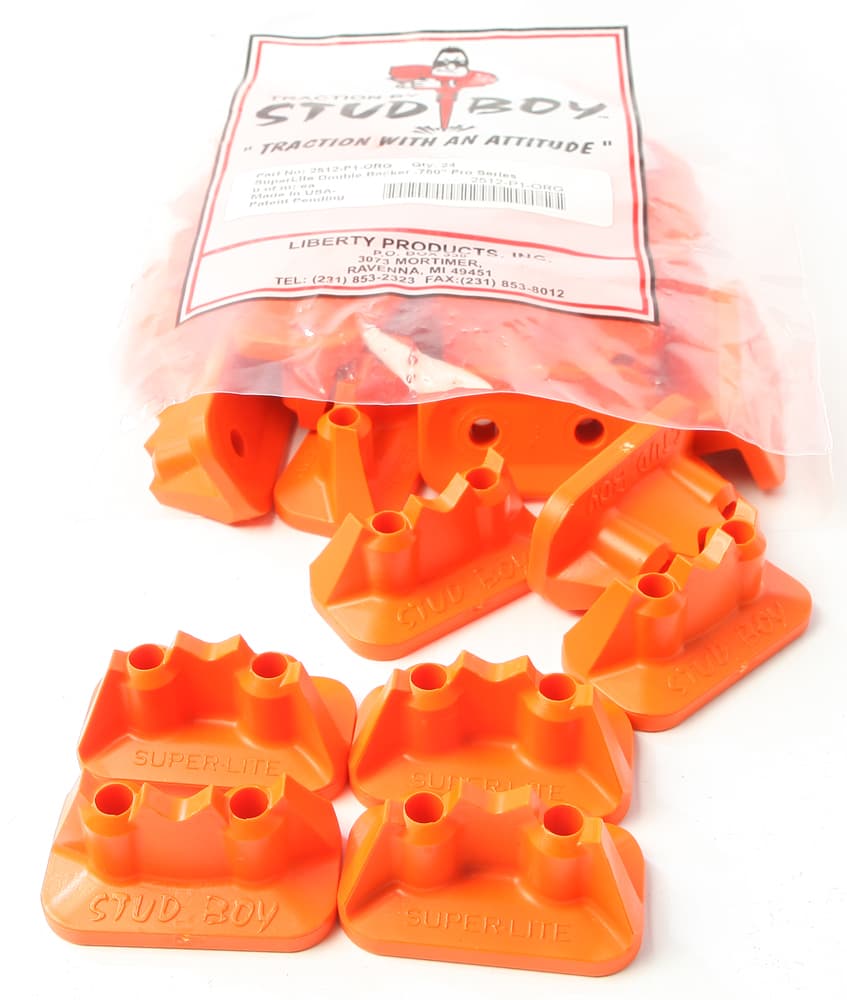 Stud Boy Super-Lite Pro Series Double Backers .75" 24/Pack Orange