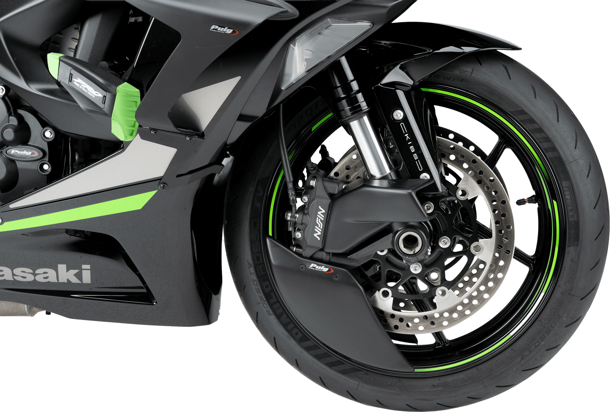Puig Brake Cooler 2.0 Matte Black Kawasaki