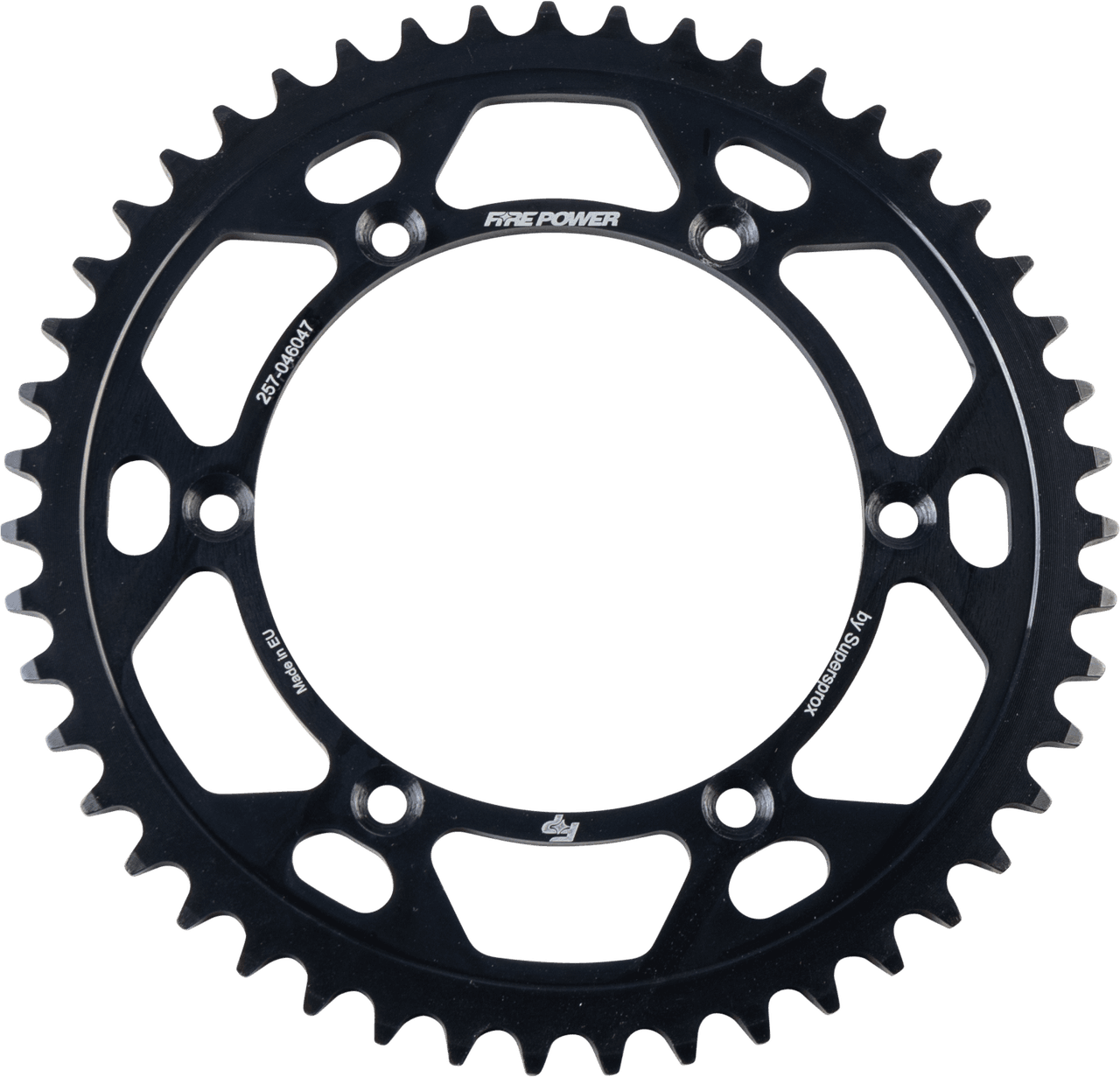 Fire Power Rear Sprocket Steel 47T Black