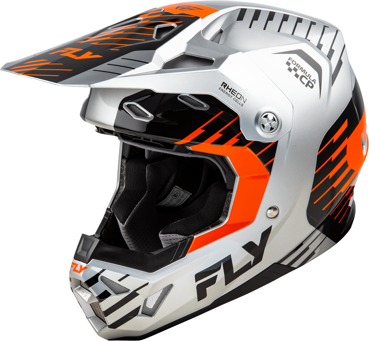 Fly Racing Formula Cp Slice Helmet Grey/Orange/Black LG