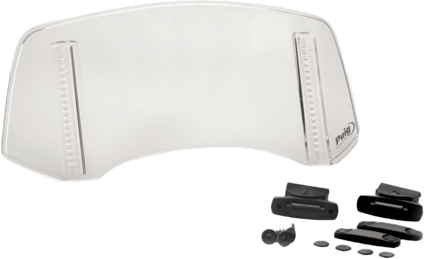 Puig Multi-Adjustable Visor 2.0 Fixed Screw Clear 300X130MM