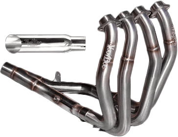 Voodoo Shorty Full Exhaust System 4 Into 1 Polished Busa