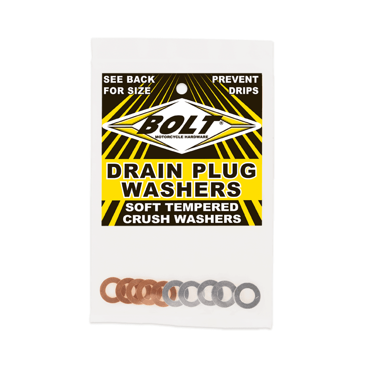 Bolt Crush Washers 8X5MM 10/Pack 5 Aluminum & 5 Copper