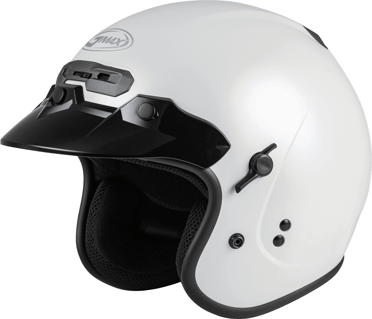 Gmax GM-32 Open-Face Helmet Pearl White LG
