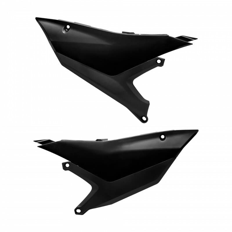Polisport Side Number Plates Black