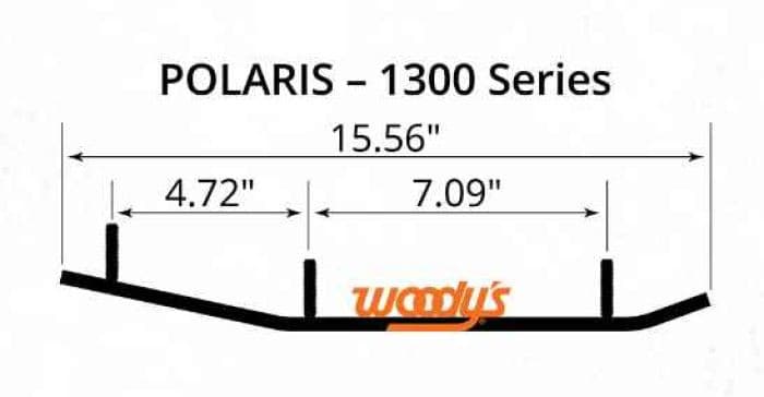 Woodys 8" Maverick Runners Polaris 1300