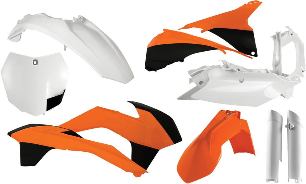 Acerbis Full Plastic Kit Orange
