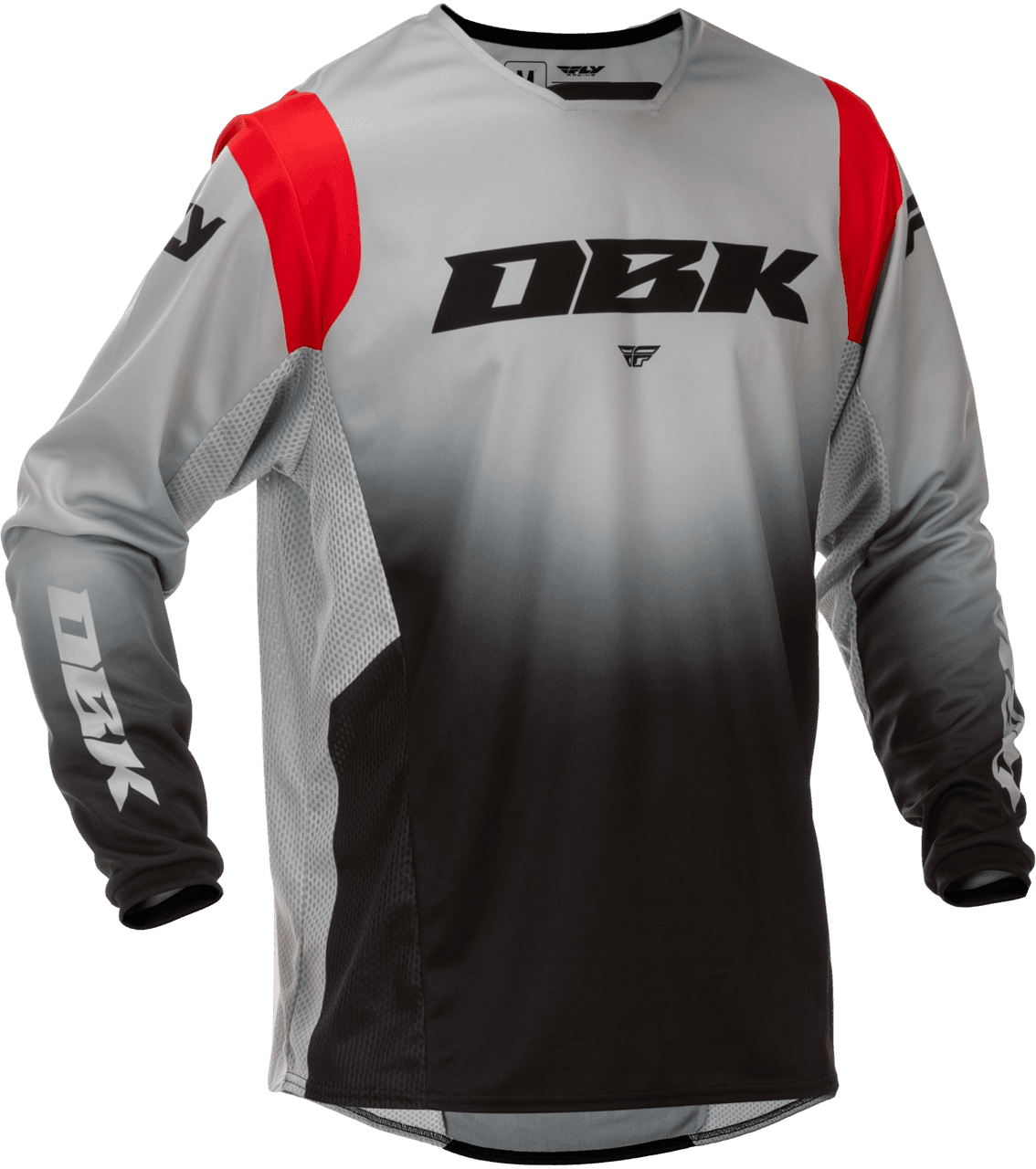 Fly Racing Kinetic Dbk Jersey Grey/Black/Red SM