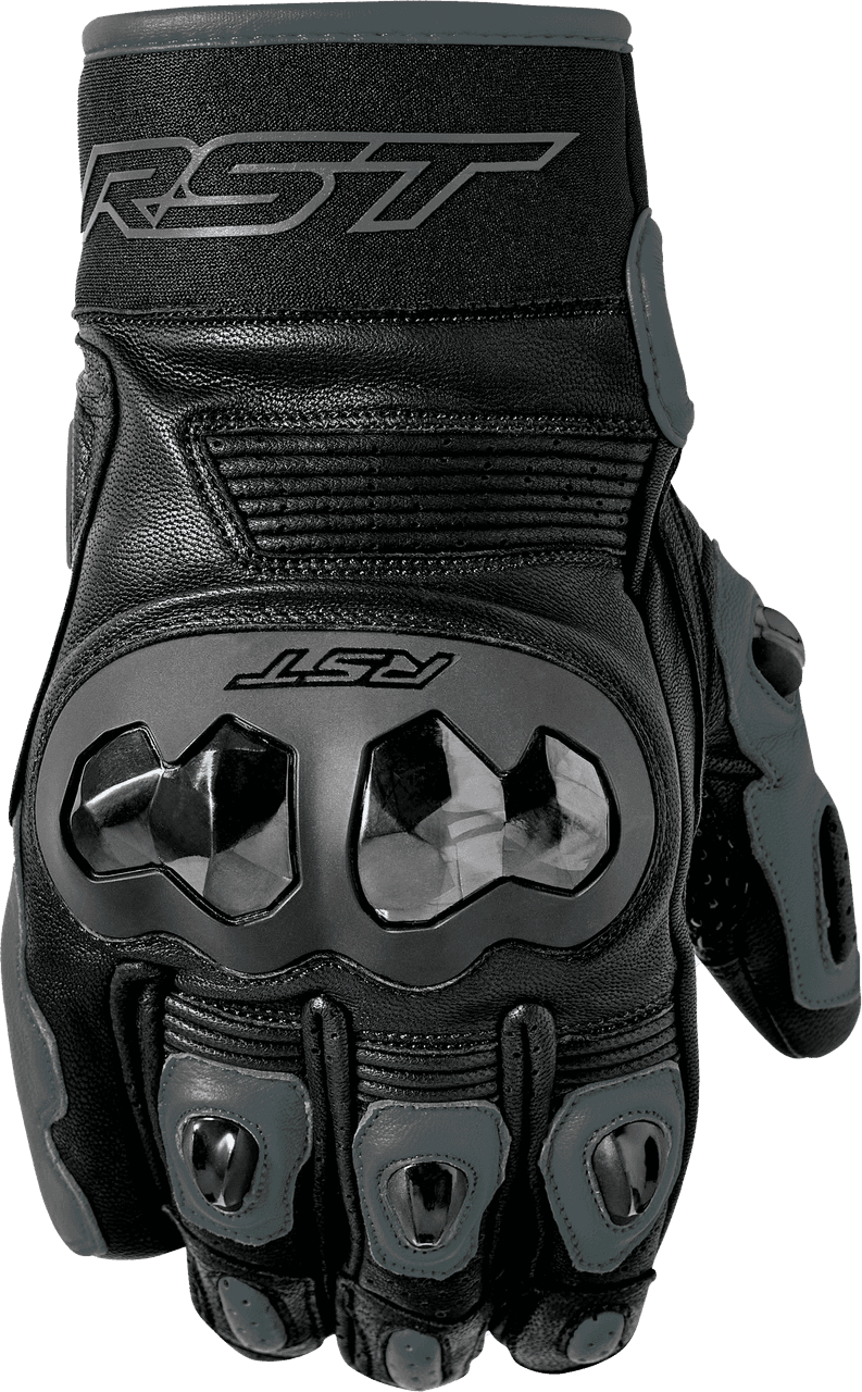 RST Freestyle 3 D3O Glove Black Leather LG