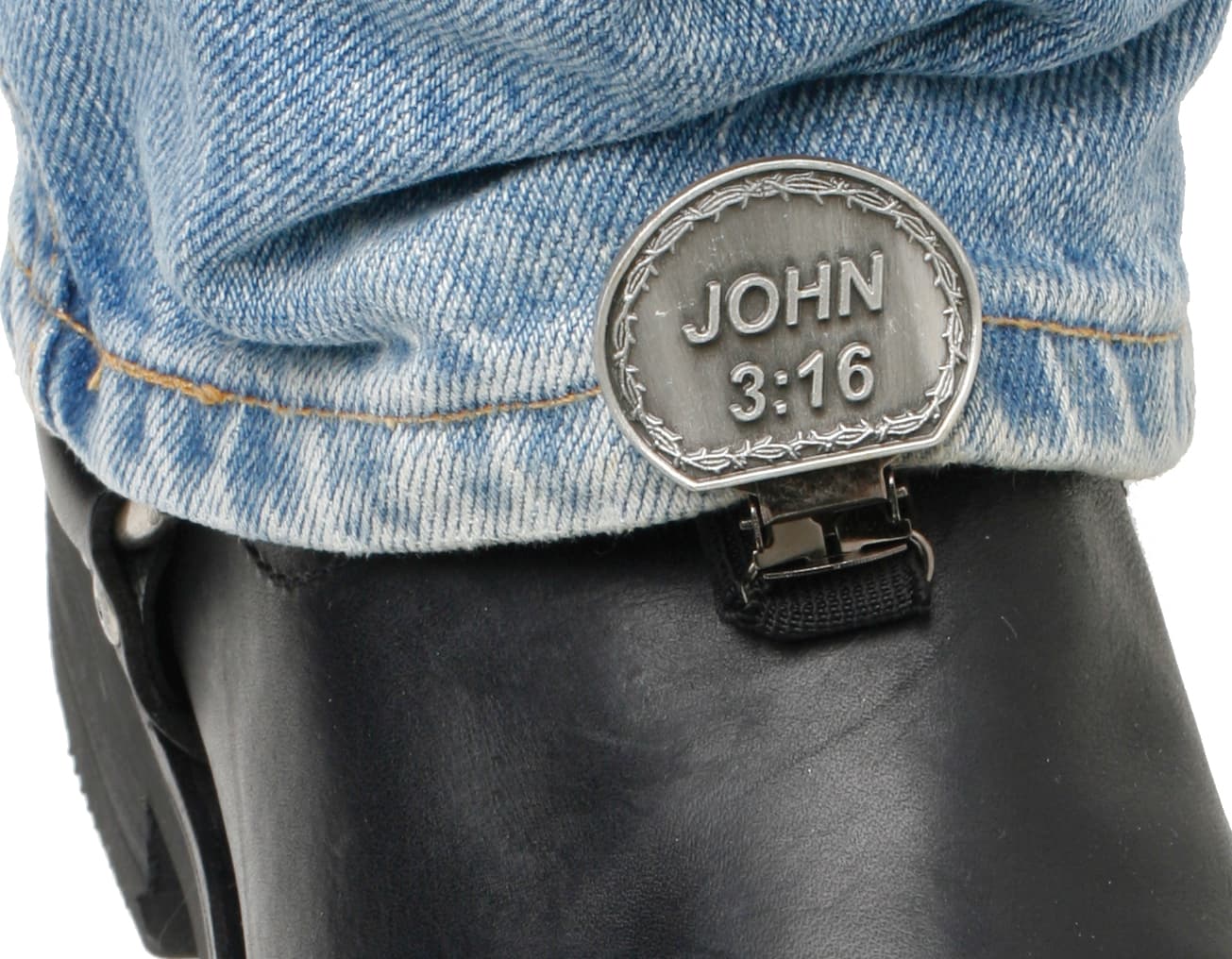 Ryder Clips Clips For Stirrup/Strap Boots John 3:16